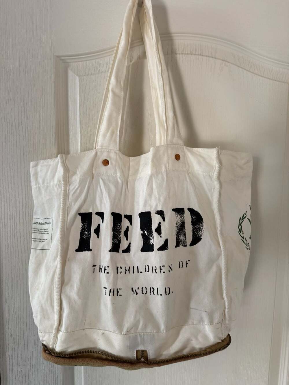 FEED 100 Children of the World Convertible Reusable Tote Bag